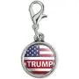 GRAPHICS & MORE President Trump American Flag Antiqued Bracelet Pendant Zipper Pull Charm with Lobster Clasp GRAPHICS & MORE President Trump American Flag Antiqued Bracelet Pendant Zipper Pull Charm with Lobster Clasp