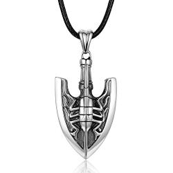 Funfeel JoJo Stand Arrow Requiem Arrow Pendant Necklace (Requiem Arrow Stainless Steel)