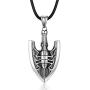 Funfeel JoJo Stand Arrow Requiem Arrow Pendant Necklace (Requiem Arrow Stainless Steel)
