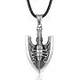 Funfeel JoJo Stand Arrow Requiem Arrow Pendant Necklace (Requiem Arrow Stainless Steel)