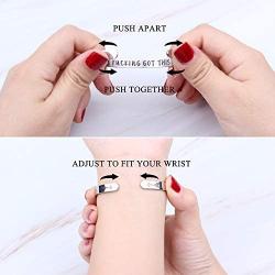 HiStock Cuff Bracelet for Women,Friendship Gifts for Women Inspirational Bracelets,Inspirational Cuff Bracelets for Women Inside Engraved,Men,Girls