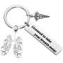 BAUNA Respiratory Therapist Keychain RT Respiratory Therapy Gift Licensed to Take Your Breath Away RT Respiratory Tech Keychain Gift for RT Graduates