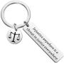 WSNANG MLK Jr Quote Injustice Anywhere is a Threat to Justice Everywhere Keychain Equality Peace Jewelry Black Pride Gift
