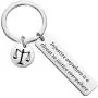 WSNANG MLK Jr Quote Injustice Anywhere is a Threat to Justice Everywhere Keychain Equality Peace Jewelry Black Pride Gift
