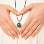 EUDORA Harmony Ball Vintage Necklace Angel Chime Bola Pendant, Long 30 + 45 inch for Pregnancy, Maternity