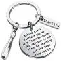 AKTAP Bowling Ball Coach Gifts Bowling Pin Pendant Keychain Behind Every Fearless Player is A Fearless Coach Bowling Ball Lover Jewelry Gift for Bowling Players AKTAP Bowling Ball Coach Gifts Bowling Pin Pendant Keychain Behind Every Fearless Player is A Fearless Coach Bowling Ball Lover Jewelry Gift for Bowling Players