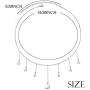 S925 Sterling Silver Jewelry Crescent Moon and Star Celestial Choker Necklace Rolo Chain 13 inches to 16 inches Elegant Gift for Her