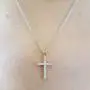 Dazzlingrock Collection 0.25 Carat (ctw) 10K Gold Round White Diamond Ladies Cross Pendant 1/4 CT (Silver Chain Included)