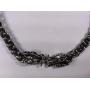 Skye Jewelry Heavy Wheat Link Chain Necklace/Choker w/Dragons & Adjustable Clasp Fits 13.5” – 16”