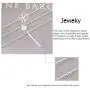 Jeweky Layered Sequin Necklaces Silver Beaded Choker Necklace Bar Pendant Chain Adjustable Jewelry for Women and Girls Jeweky Layered Sequin Necklaces Silver Beaded Choker Necklace Bar Pendant Chain Adjustable Jewelry for Women and Girls