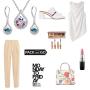 GoSparkling Swarovski Earring and Necklace Set – Pendant & Earrings with Swarovski Crystals – Teardrop Jewelry Set – with Swarovski Crystals – Elegant & Tasteful Set – Wonderful Gift Idea
