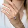 ENZOMAR Amethyst Crystal Necklace for Women - Best Friend Birthday Gifts for Women, Mothers Day Jewelry, Crystals and Healing Stones Bulk, Great Grandma Necklace, Anniversary Jewelry, Sterling Silver Rose Gold, Pendant Necklace, Dainty Necklace