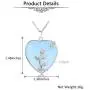 CrystalTears Natural Healing Crystal Necklace Flower Wire Wrapped Heart Stone Pendant Gemstone Necklace Jewelry for Women Girls CrystalTears Natural Healing Crystal Necklace Flower Wire Wrapped Heart Stone Pendant Gemstone Necklace Jewelry for Women Girls