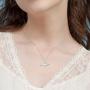 Opal Shark Pendant Necklace for Teens 925 Sterling Silver Ocean Jewelry Dainty Necklace for Women Mothers Day Gifts for Mom Daughter