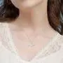 Opal Shark Pendant Necklace for Teens 925 Sterling Silver Ocean Jewelry Dainty Necklace for Women Mothers Day Gifts for Mom Daughter