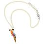 DOWAY Acrylic Novelty Colorful Macaw Parrot Pendant Necklace Tropical Bird Jewelry for Women Girls Kids Charm Party Gifts