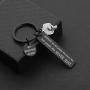 MAOFAED Basketball Keychain Basketbal Lover Gift Winners are People Who Never Quit Gift for Basketball Player