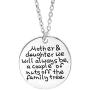 Luvalti “Mother & Daughter we Will Always be, a Couple of Nuts Off The Family Tree” Necklace - Pendant Necklace - Makes The Perfect