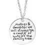 Luvalti “Mother & Daughter we Will Always be, a Couple of Nuts Off The Family Tree” Necklace - Pendant Necklace - Makes The Perfect