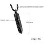 Stainless Steel English Lords Prayer Cross Detachable Cremation Urn Bullet Pendant Necklace with 22 Inch Chain (Black Gold Silver Blue) Stainless Steel English Lords Prayer Cross Detachable Cremation Urn Bullet Pendant Necklace with 22 Inch Chain (Black Gold Silver Blue)