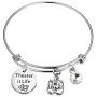WSNANG Theatre Drama Gift Theater is Life Bracelet Broadway Lover Gift Drama Student Graduation Gift Inspirational Theatre Mask Jewelry for Actor Actress