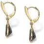 18K Yellow Gold Plated Pear Cut Natural Black Onyx Drop Earrings (29x8.5mm) 18K Yellow Gold Plated Pear Cut Natural Black Onyx Drop Earrings (29x8.5mm)