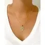 18K Gold Plated Hamsa Hand Pendant Necklace for Women Lucky & Protection Jewelry