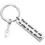 CENWA Gardener Gift Idea Plant Lover Gift Youre Never Too Old to Play in The Dirt Keychain Gardening Jewelry Florist Gift Gardening Gift Farmer Gift