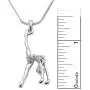 Spinningdaisy Silver Plated Gymnastic Necklace Spinningdaisy Silver Plated Gymnastic Necklace