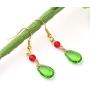 Jojos Bizarre Adventure Drop Earrings Anime gold Dangle Earrings for Women Jean Pierre Polnareff Earring Cosplay Accessories