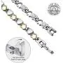 Jecanori Magnetic Bracelets for Women Titanium Steel Therapy Bracelet Pain Relief for Arthritis 3500 Gauss Magnets Titanium Steel Bracelets for Carpal Tunnel Syndrome,Love Heart Design Jecanori Magnetic Bracelets for Women Titanium Steel Therapy Bracelet Pain Relief for Arthritis 3500 Gauss Magnets Titanium Steel Bracelets for Carpal Tunnel Syndrome,Love Heart Design