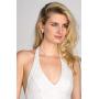 Mariell Gold CZ & Ivory Pearl Wedding Necklace and Earrings Jewelry Set for Bridesmaids & Brides