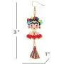 Frida Dangle Earrings - Handmade womens Fashion Cute Jewelry With Frida Inspired Display Card The Perfect Mexican Gifts For Women and Teenagers