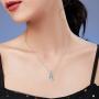 Phoenix Necklace for Women 925 Sterling Silver Peacock Pendant Necklace Nirvana of Phoenix Jewelry Gift for Birthday Anniversary