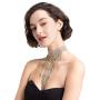 Holylove Costume Women Necklace,Chunky Necklaces for Women, Bib Collar Necks Chokers, Gargantillas De Mujer Elegantes