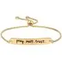 Hazado Pray Wait Trust Bracelet, Prayer Gift for Women, Christian Gift, Spiritual Gift, Religious Jewelry, Prayer Reminder Gift, Pray Always, Trust in God