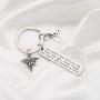 FUSTMW Nurse Gift Nurse Keychain RN Charm Nursing Graduation Gift Medical Jewelry Nurse Inspirational Gifts