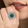 Aheli Afghani Style Boho Gypsy Inspired Oxidized Adjustable Finger Ring Ethnic Wedding Wear Jewelry for Women Girls Aheli Afghani Style Boho Gypsy Inspired Oxidized Adjustable Finger Ring Ethnic Wedding Wear Jewelry for Women Girls