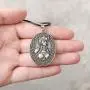 HAQUIL Viking Necklace - Metal Alloy, Viking God Valkyrie Freya Pendant - PU Leather Cord, 23.6'' HAQUIL Viking Necklace - Metal Alloy, Viking God Valkyrie Freya Pendant - PU Leather Cord, 23.6''