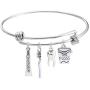 SEIRAA Dentist Bracelet Dental Hygienist Gift Expandable Wire Bangle Appreciation Gift for Dentist