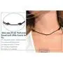 POTESSA Black Leather Cord Choker Necklace Double Knotted Adjustable Necklace Minimalist Jewelry for Women Men Unisex POTESSA Black Leather Cord Choker Necklace Double Knotted Adjustable Necklace Minimalist Jewelry for Women Men Unisex