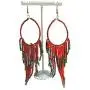 Women Fashion Long Tassel Ethnic Hippie Native Earthy Boho Bohemian Style Handmade Seed Beads Statement Drop and Dangle Earrings Women Fashion Long Tassel Ethnic Hippie Native Earthy Boho Bohemian Style Handmade Seed Beads Statement Drop and Dangle Earrings