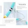 Yalice Boho Choker Necklace Chain Rainbow Seed Bead Necklaces Jewelry for Women and Girls