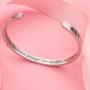 Raysunfook Inspirational Cuff Bracelet for Women Daily Reminder Mantra Personalized Bangle Birthday Gifts