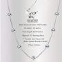 Crystals from Swarovski 925 Sterling Silver Hypoallergenic Bracelet Necklace Pendant Chain, Jewelry for Women (ABr-5 Sphere Crystal, 16'' Necklace)