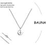 BAUNA Horse Gift Jewelry Good Luck Horseshoe Pendant Necklace with Cross Charm for Cowgirl Cowboy