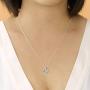Boma Jewelry Sterling Silver Marijuana Pot Cannabis Weed Leaf Necklace, 20 Inches