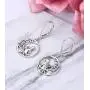 YL Cat Necklace 925 Sterling Silver Filigree Moon Pendant 18K Gold/Rose Gold Jewelry for Women YL Cat Necklace 925 Sterling Silver Filigree Moon Pendant 18K Gold/Rose Gold Jewelry for Women