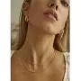 ALEXCRAFT 14K Gold Plated Paperclip Chain Link Choker Necklace for Women Girls