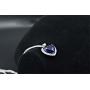 Titanic Heart of the Ocean Neckalce, AILUOR Silver Necklace Pendants Jewelry Mothers Day Gift